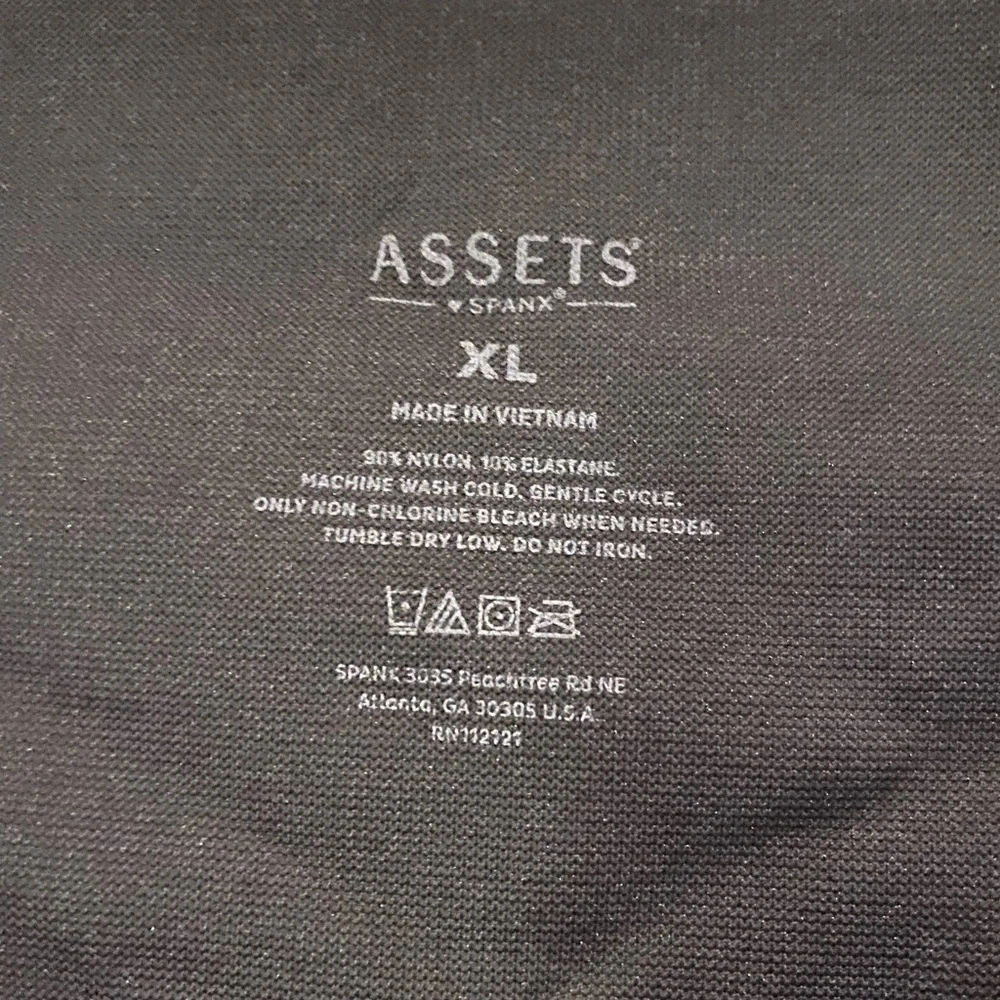 ASSETS by Spanx Black High-Waist Shaping Leggings Women’s XL - Picture 4 of 4